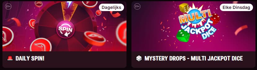 Cashback-aanbieding voor verloren inzetten